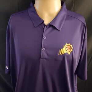 ANTIGUA MENS PHOENIX SUNS STRETCH POLO GOLF SHIRT -XXL - PURPLE